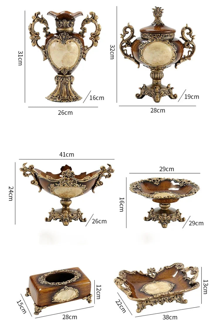 Vase im europäischen Stil - Harz Design - Wohnzimmer Must-have