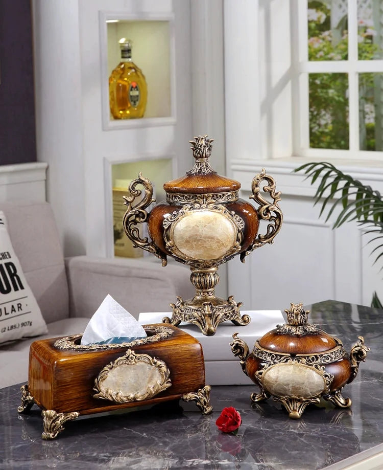 Vase im europäischen Stil - Harz Design - Wohnzimmer Must-have