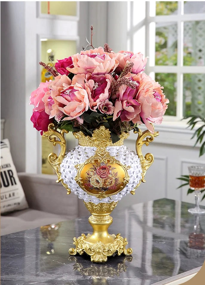 Vase im europäischen Stil - Harz Design - Wohnzimmer Must-have