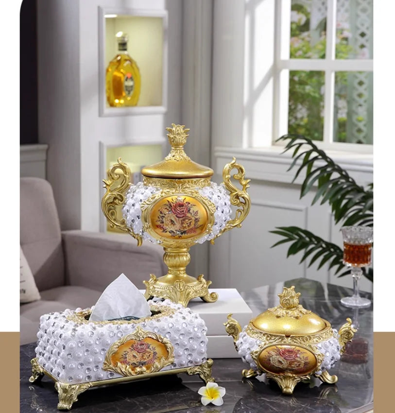 Vase im europäischen Stil - Harz Design - Wohnzimmer Must-have