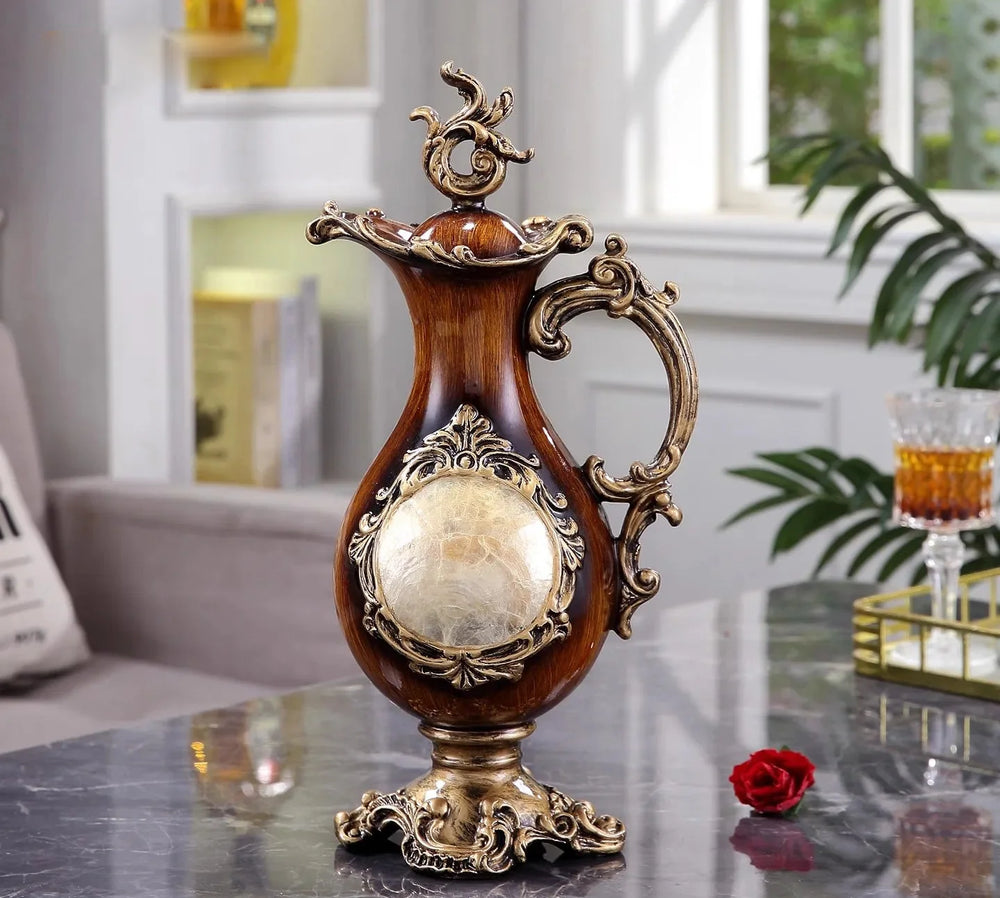 Vase im europäischen Stil - Harz Design - Wohnzimmer Must-have