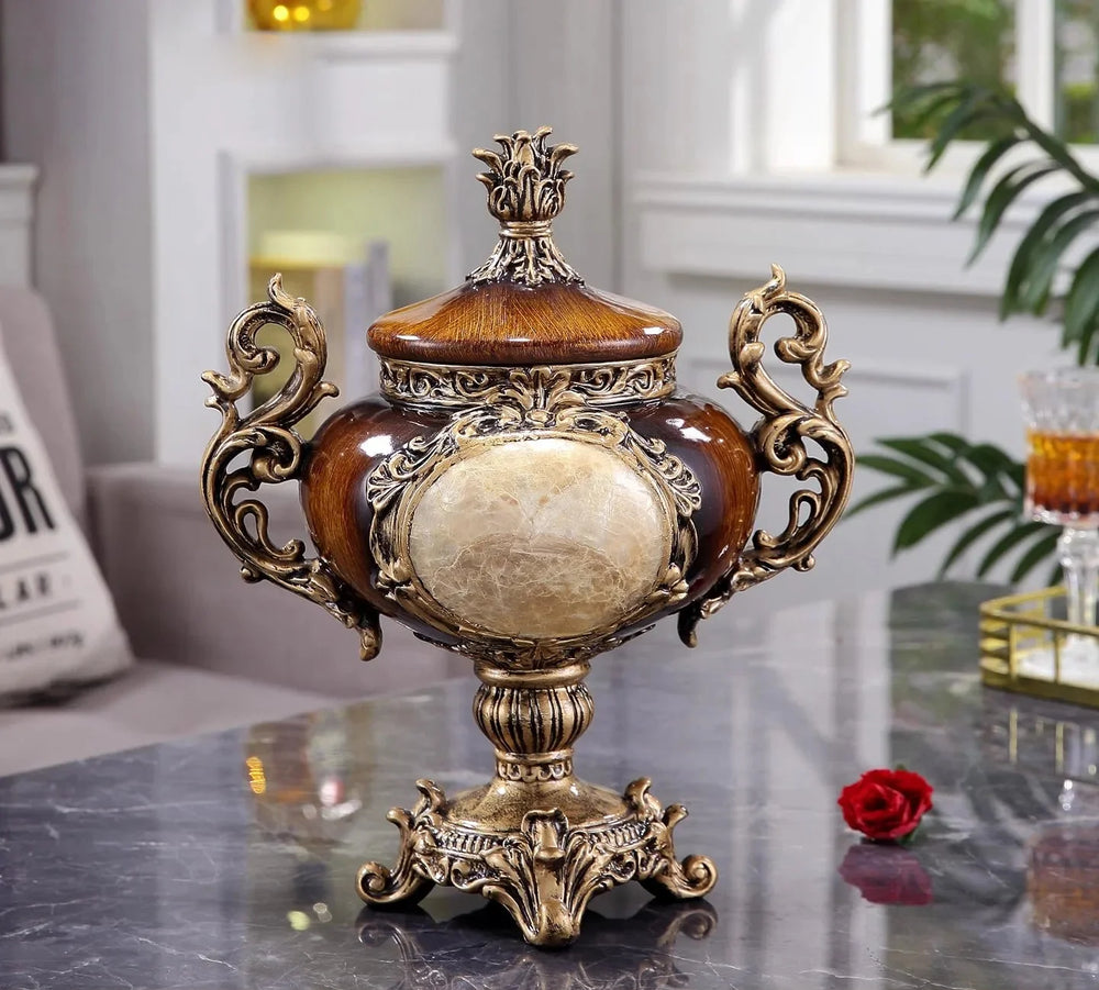 Vase im europäischen Stil - Harz Design - Wohnzimmer Must-have