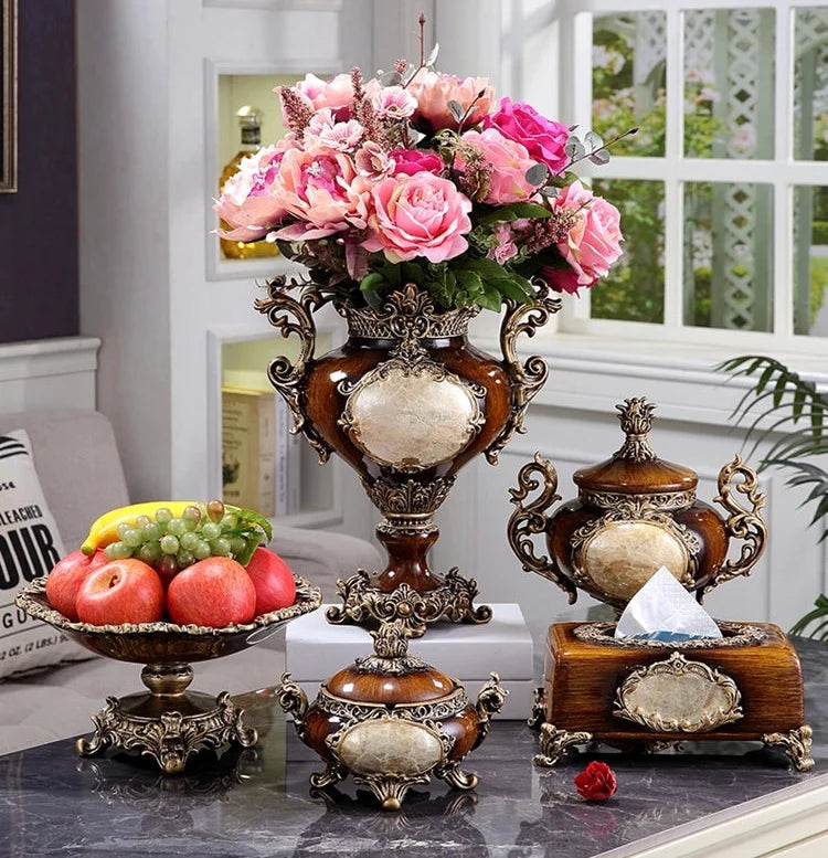 Vase im europäischen Stil - Harz Design - Wohnzimmer Must-have