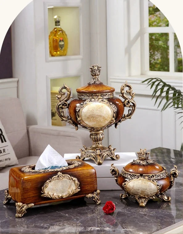 Vase im europäischen Stil - Harz Design - Wohnzimmer Must-have