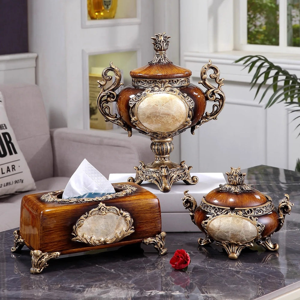 Vase im europäischen Stil - Harz Design - Wohnzimmer Must-have