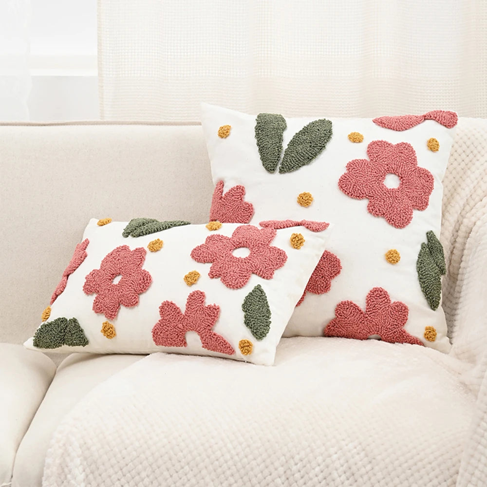 Velou Kissenbezug – Vintage Blumen – 45x45cm/30x50cm