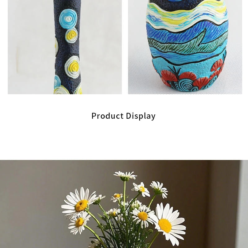 Vincent Vase – Modernes Resin Design – Tischvase