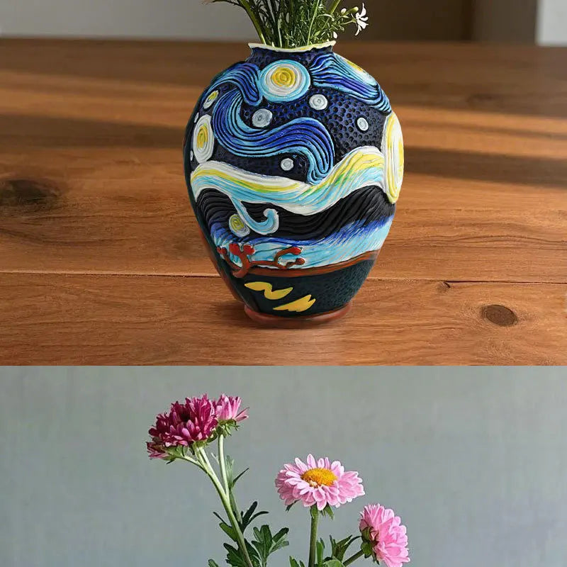 Vincent Vase – Modernes Resin Design – Tischvase