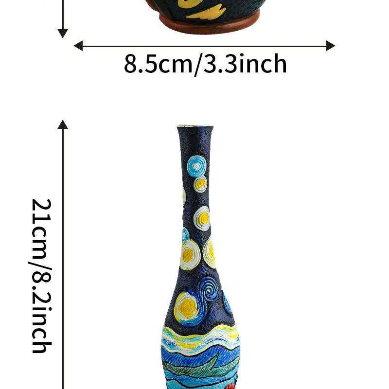 Vincent Vase – Modernes Resin Design – Tischvase