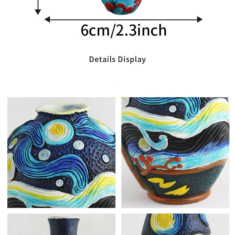 Vincent Vase – Modernes Resin Design – Tischvase