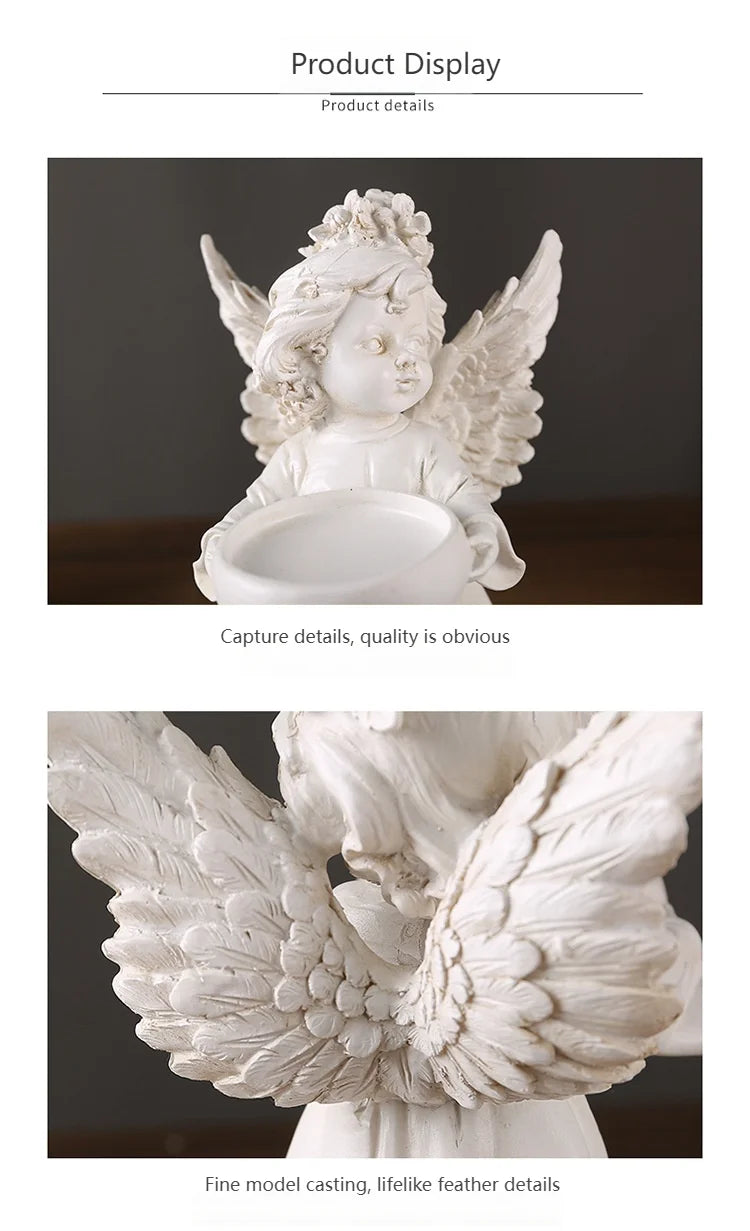 Vintage Engel Kerzenständer – Einzigartiges Design – Partydeko