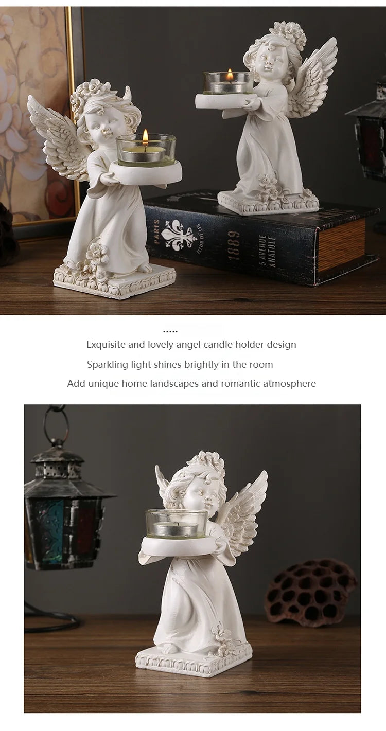 Vintage Engel Kerzenständer – Einzigartiges Design – Partydeko