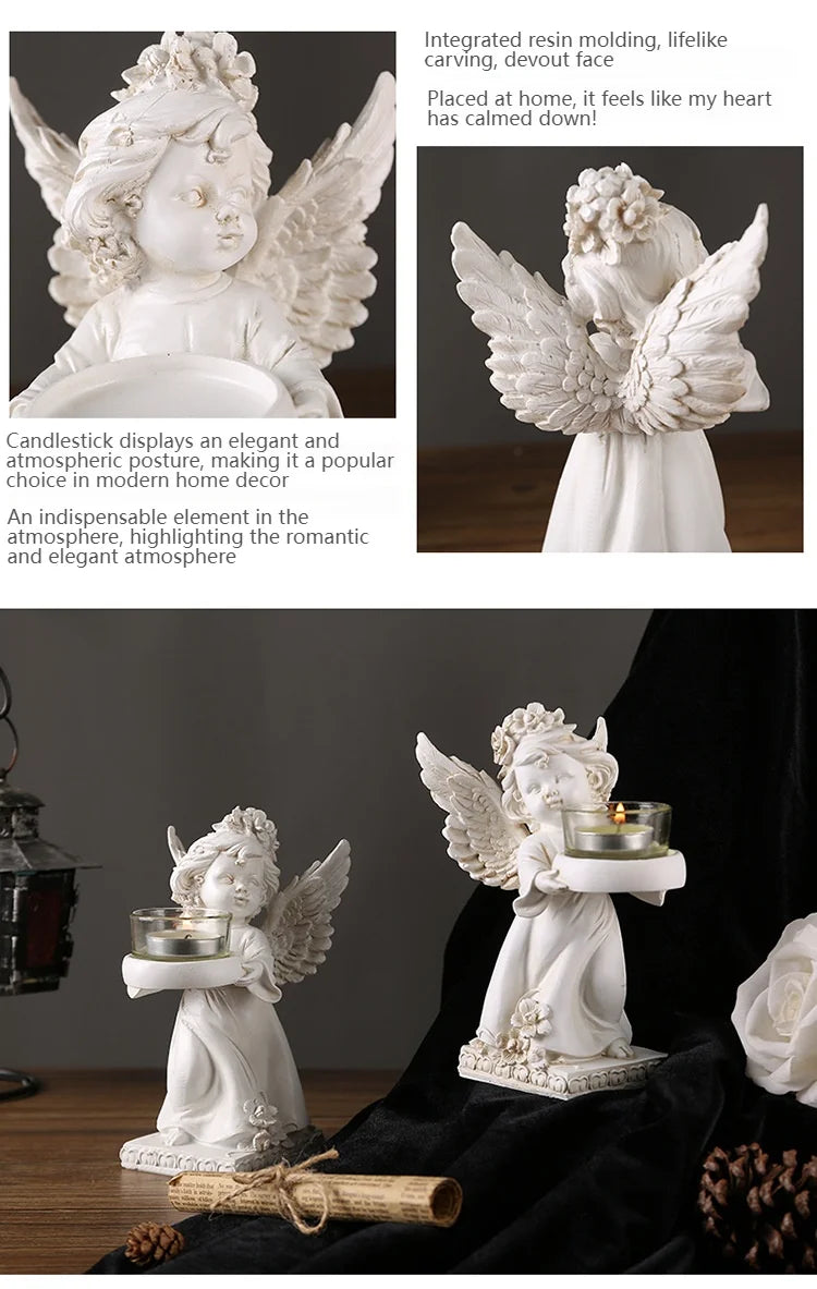 Vintage Engel Kerzenständer – Einzigartiges Design – Partydeko