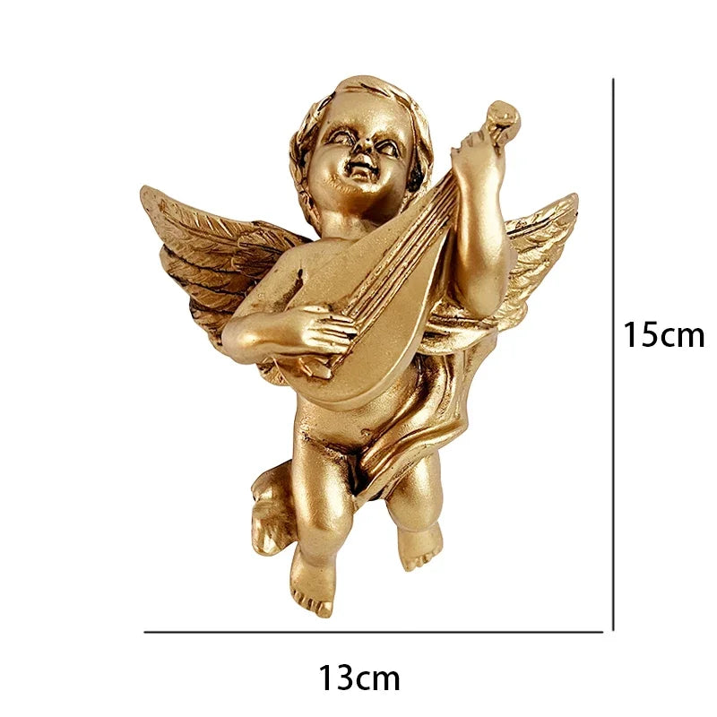 Vintage Engel Rahmen – Roter Samt Harz Design