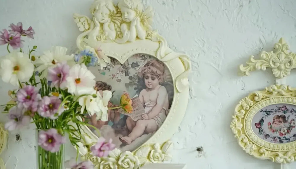 Vintage Fotorahmen aus Harz – Unregelmässiges Design