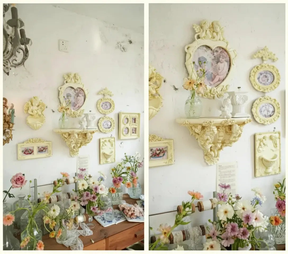 Vintage Fotorahmen aus Harz – Unregelmässiges Design