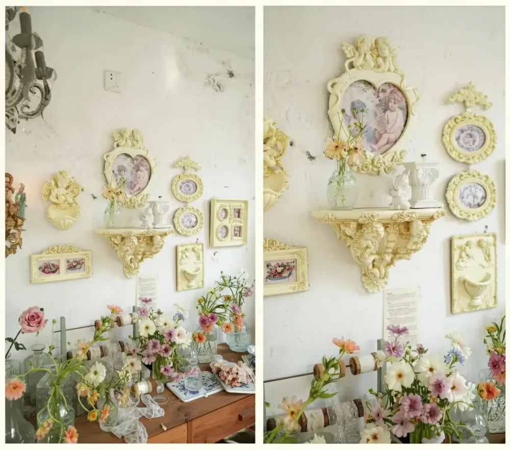 Vintage Fotorahmen aus Harz – Unregelmässiges Design