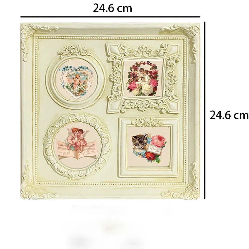 Vintage Fotorahmen aus Harz – Unregelmässiges Design