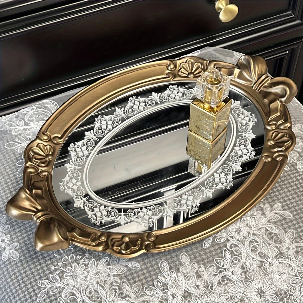 Vintage Hauchdünne Tablett – Europäisches Design – 41x28cm