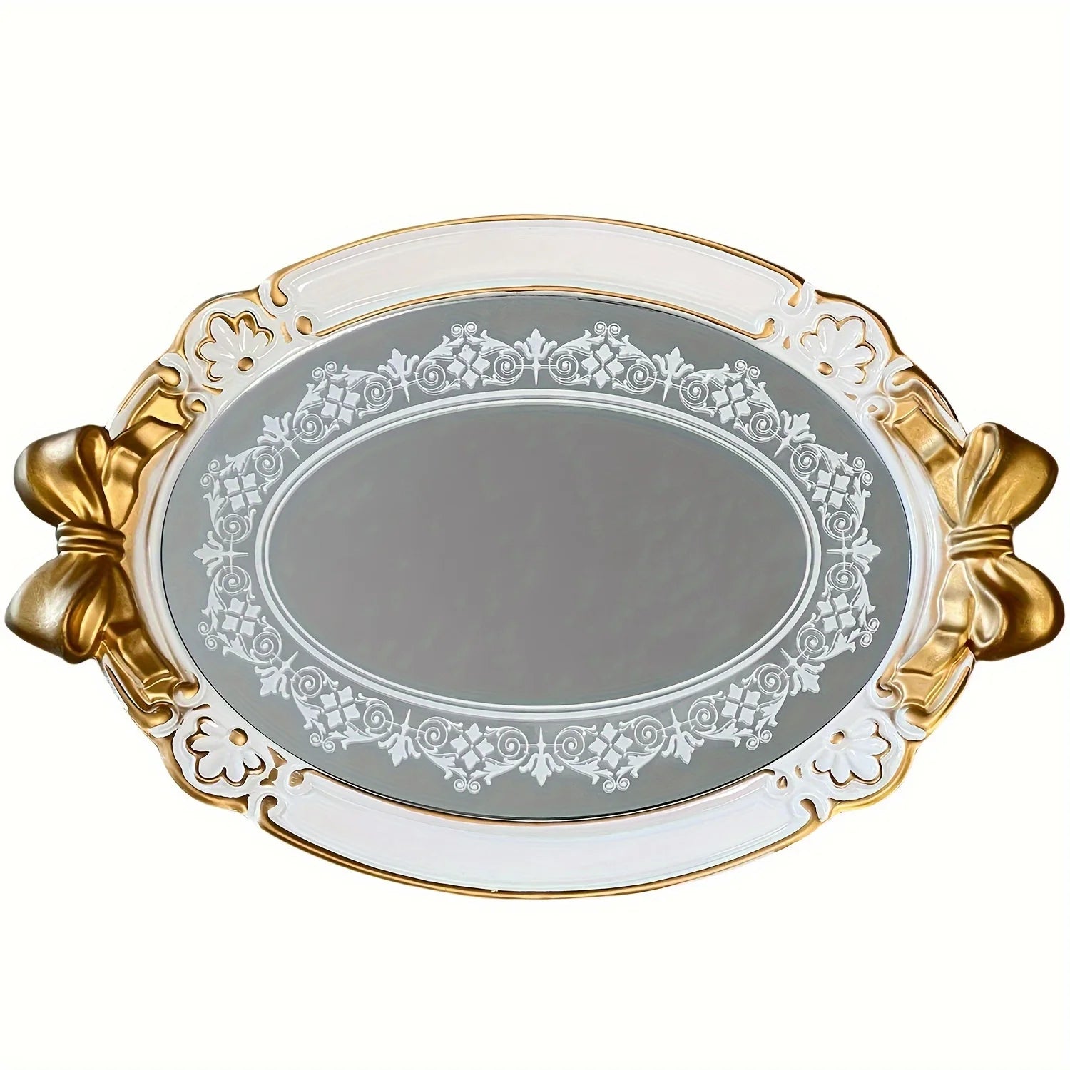 Vintage Hauchdünne Tablett – Europäisches Design – 41x28cm