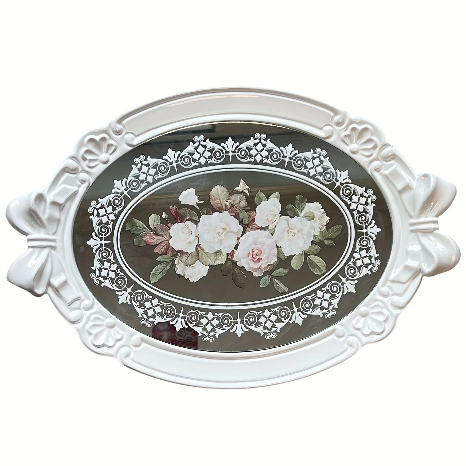 Vintage Hauchdünne Tablett – Europäisches Design – 41x28cm