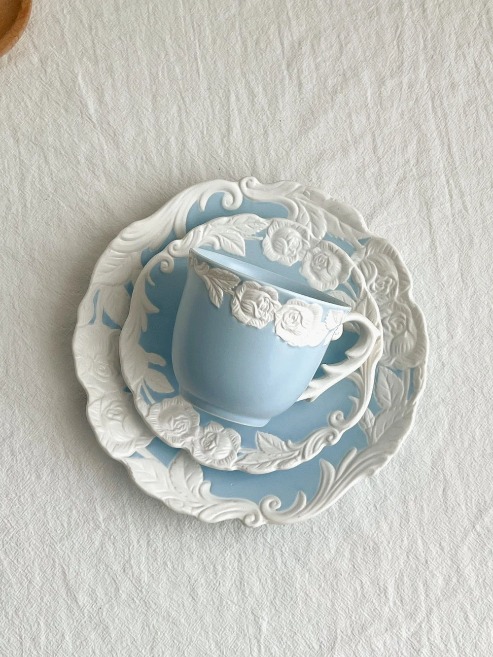 Vintage Kaffee Set – Porzellan – Mattes Rosendesign