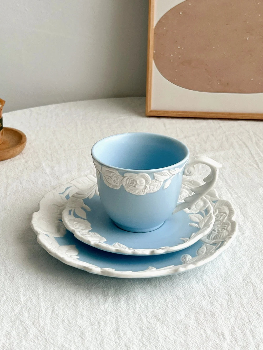 Vintage Kaffee Set – Porzellan – Mattes Rosendesign