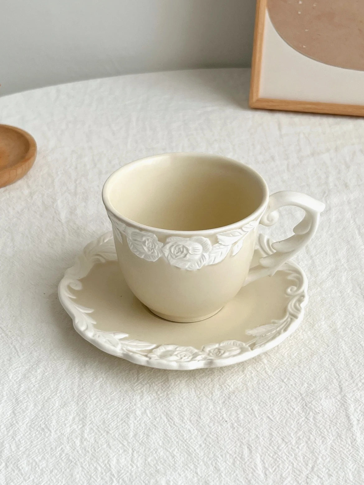 Vintage Kaffee Set – Porzellan – Mattes Rosendesign