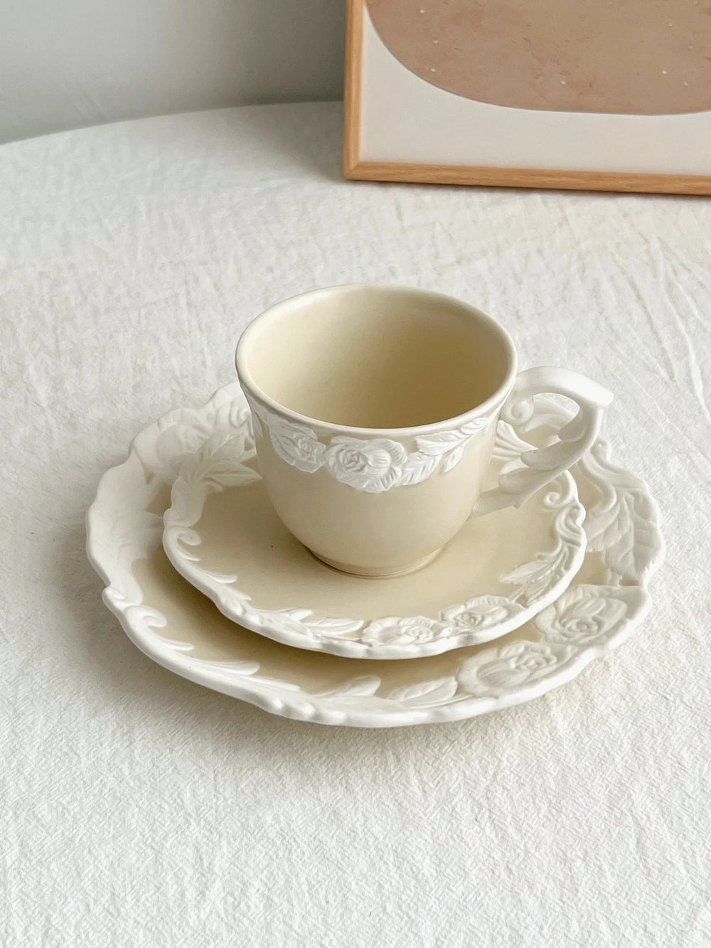 Vintage Kaffee Set – Porzellan – Mattes Rosendesign