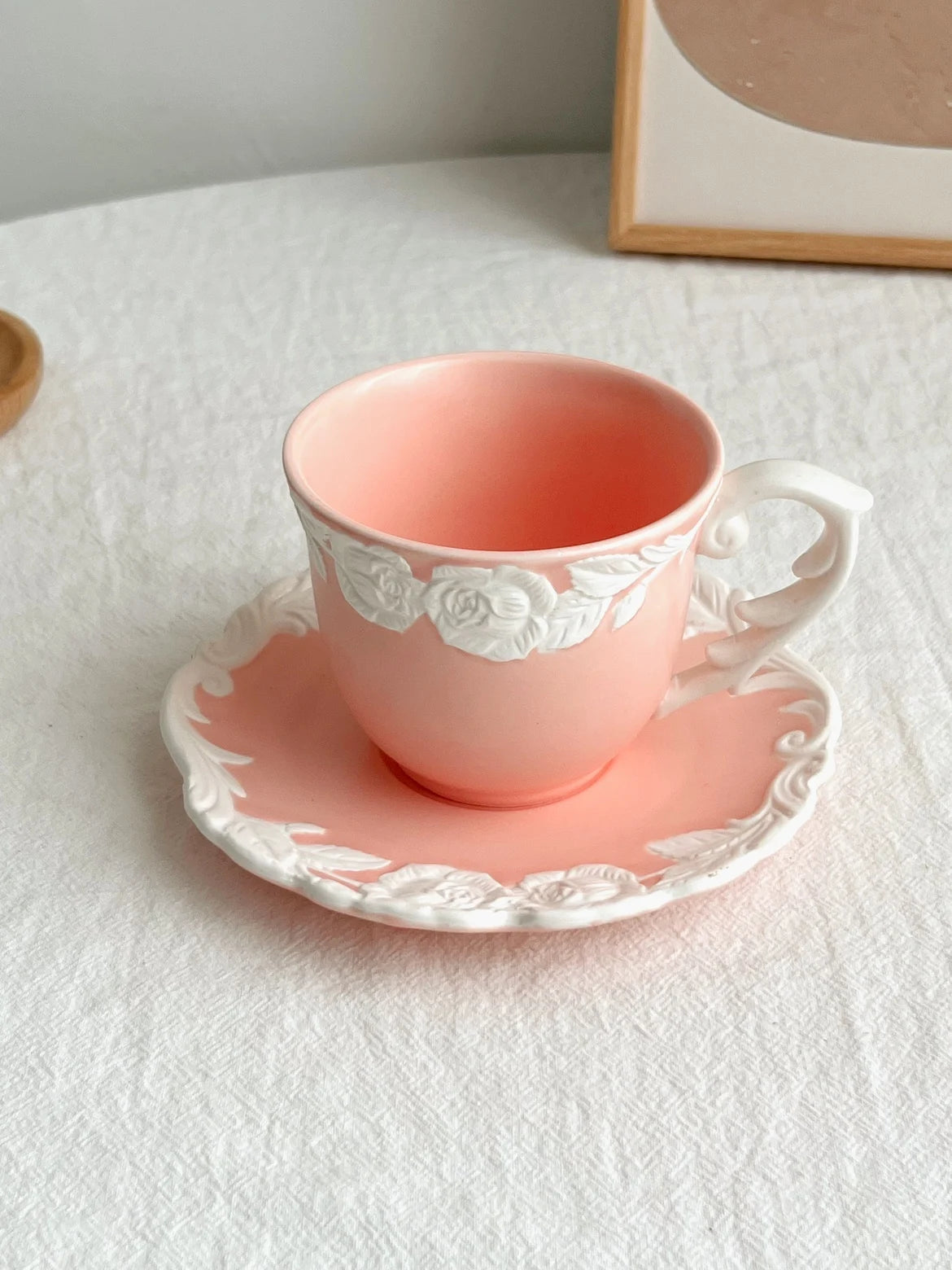 Vintage Kaffee Set – Porzellan – Mattes Rosendesign