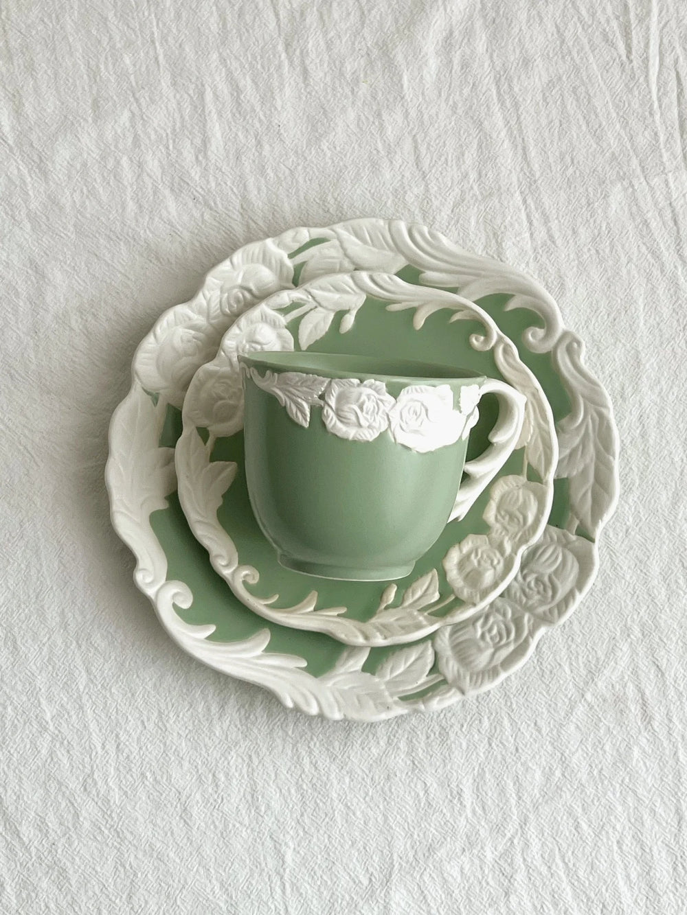 Vintage Kaffee Set – Porzellan – Mattes Rosendesign