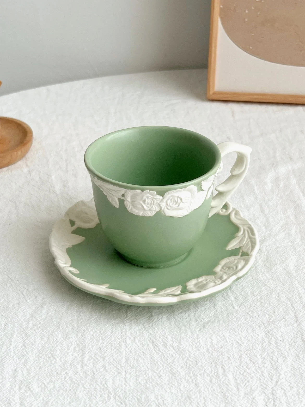 Vintage Kaffee Set – Porzellan – Mattes Rosendesign