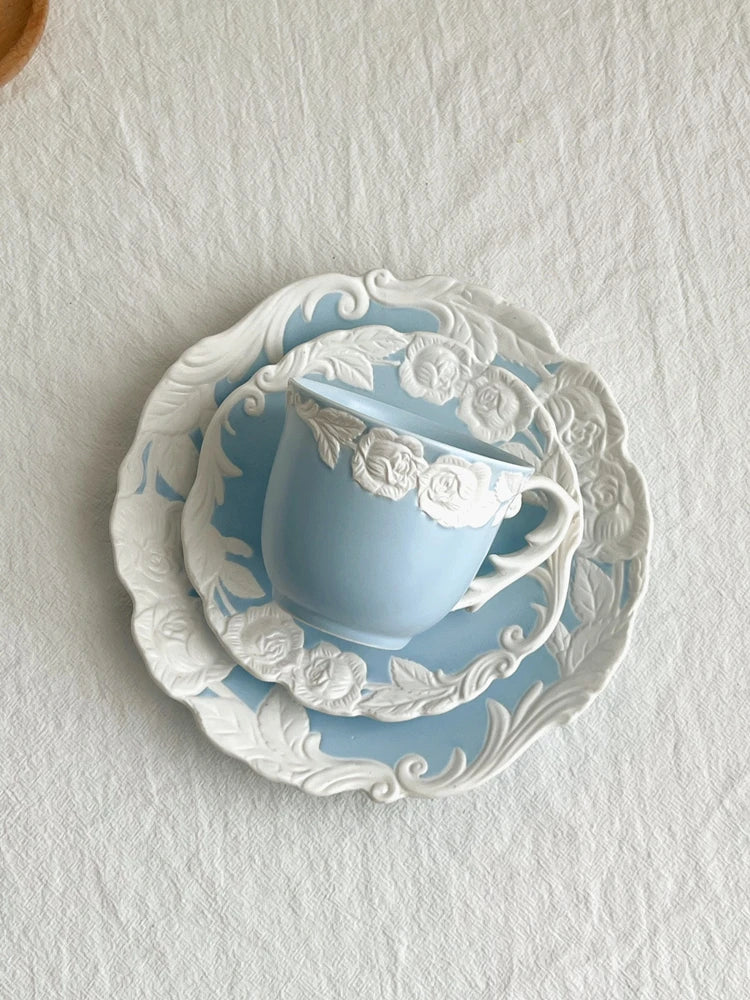 Vintage Kaffee Set – Porzellan – Mattes Rosendesign