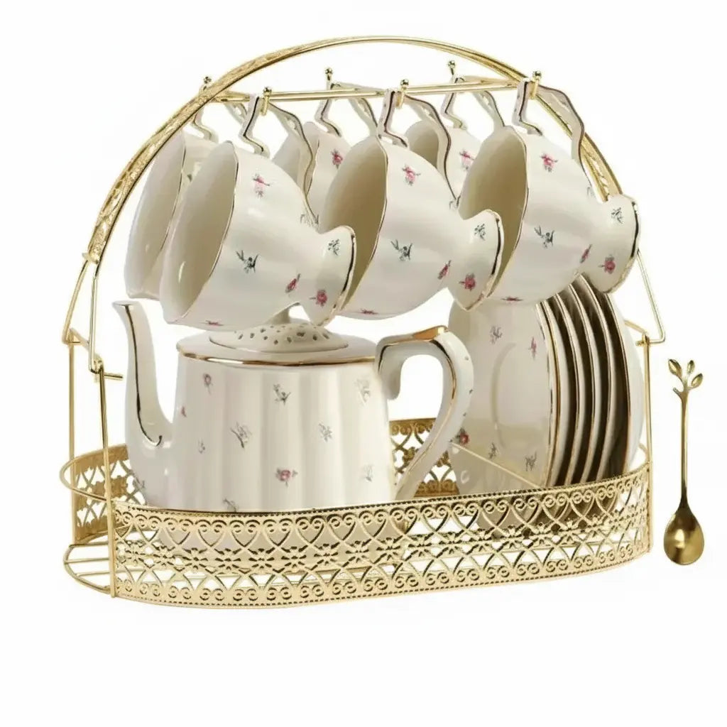 Vintage Kaffeeset – Feinporzellan – Nachmittagsgenuss