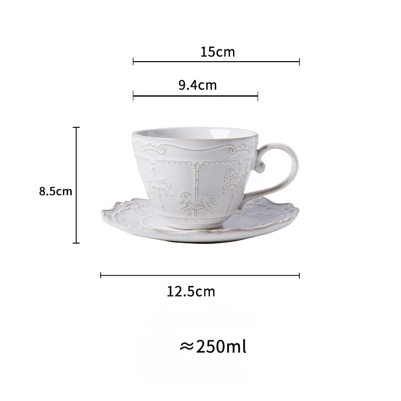 Vintage Keramik Kaffeeset – Retro Chic für jeden Raum