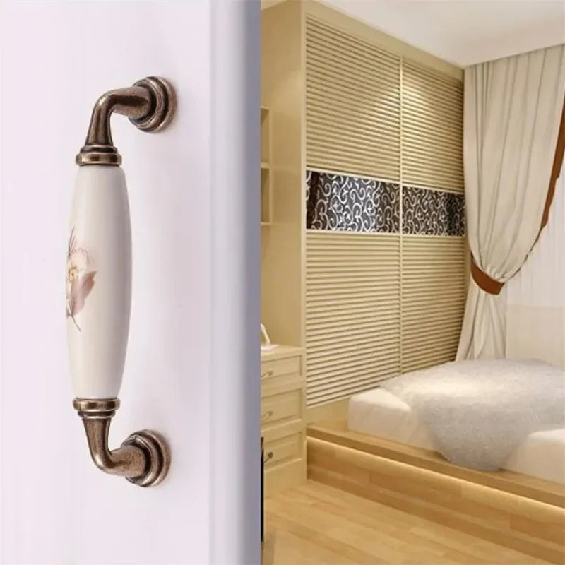 Vintage Keramik Möbelknopf – Ländlicher Stil