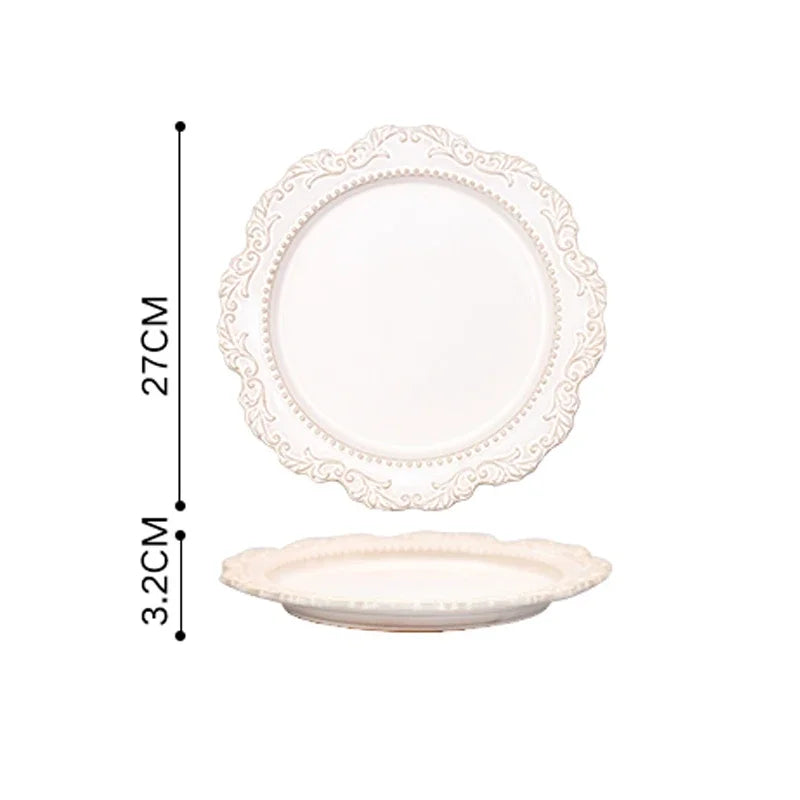 Vintage Keramikgeschirr – Reliefdesign – Verschiedene Grössen