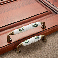 Vintage Keramikgriff – Ländlicher Stil – Möbelgriff