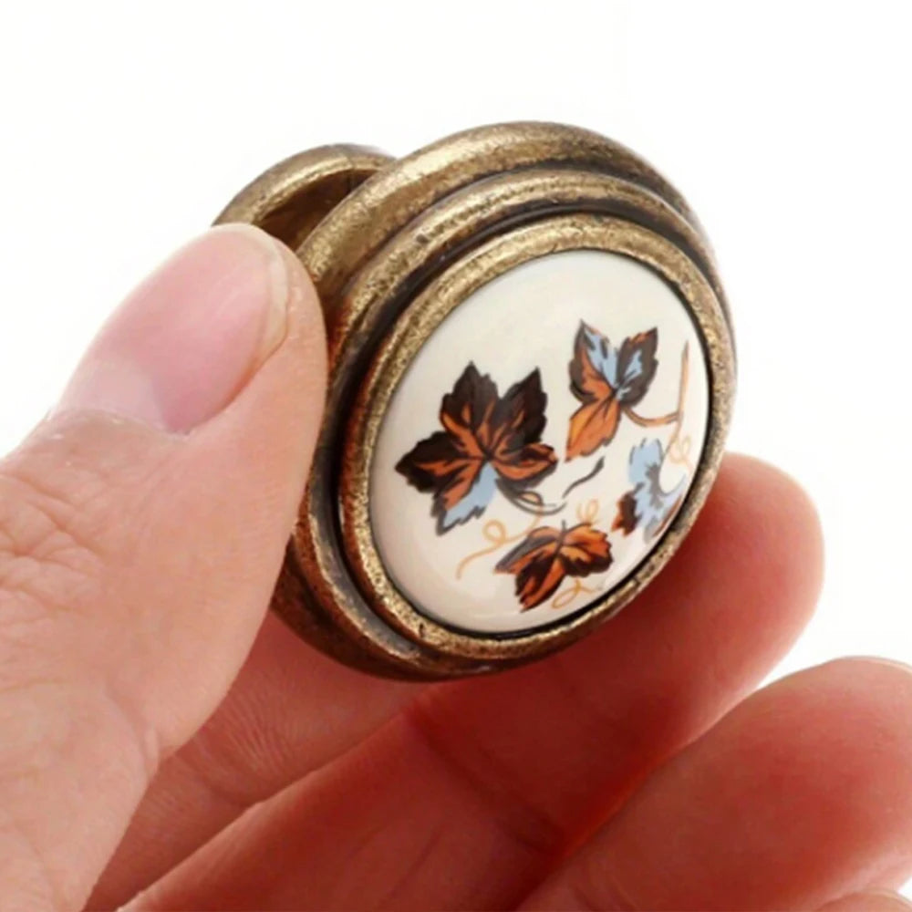 Vintage Keramikgriff – Ländlicher Stil – Möbelgriff