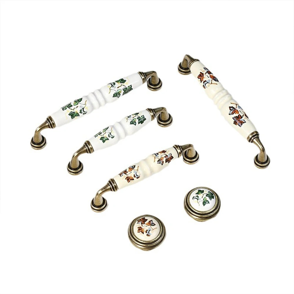 Vintage Keramikgriff – Ländlicher Stil – Möbelgriff