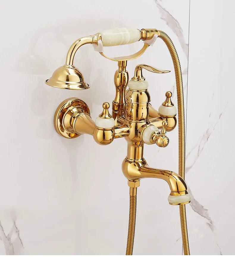 Vintage Messing Wasserhahn – Klassisches Design – Badewannen
