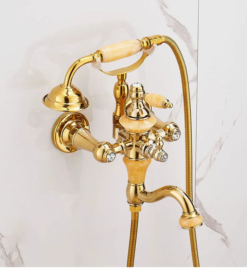 Vintage Messing Wasserhahn – Klassisches Design – Badewannen