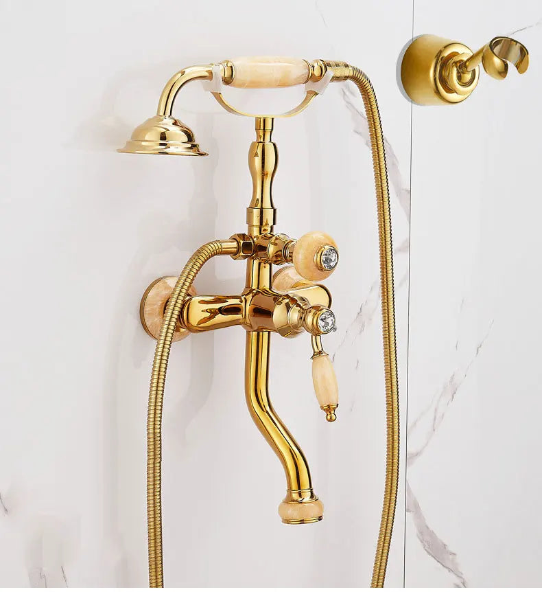 Vintage Messing Wasserhahn – Klassisches Design – Badewannen