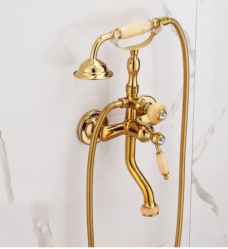 Vintage Messing Wasserhahn – Klassisches Design – Badewannen