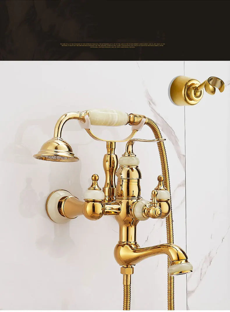 Vintage Messing Wasserhahn – Klassisches Design – Badewannen