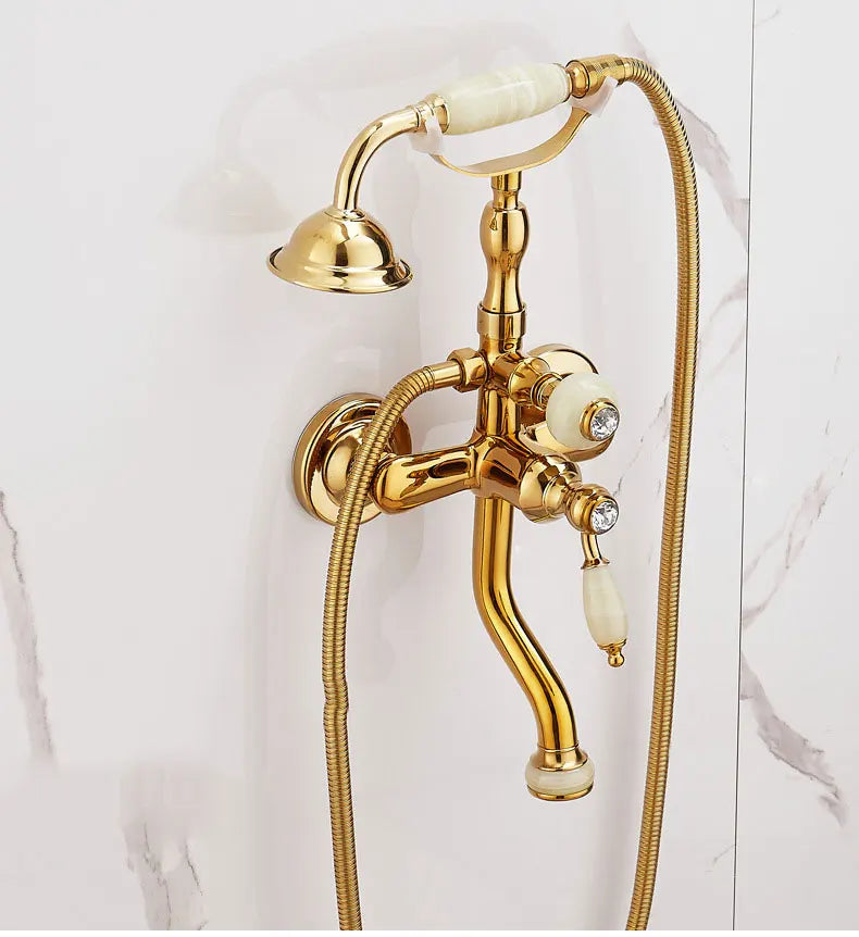 Vintage Messing Wasserhahn – Klassisches Design – Badewannen