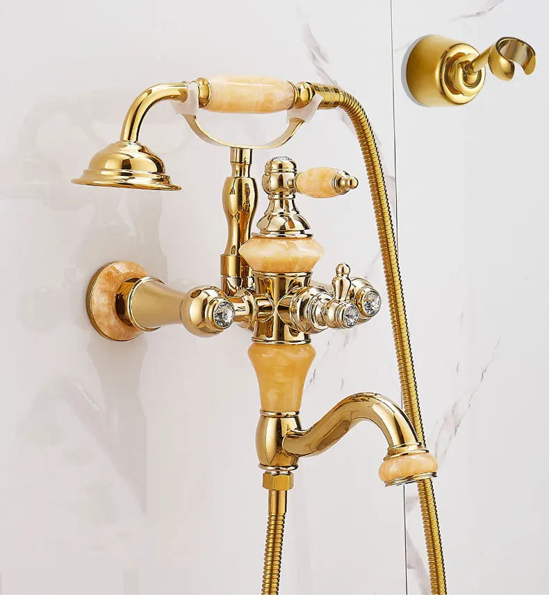 Vintage Messing Wasserhahn – Klassisches Design – Badewannen