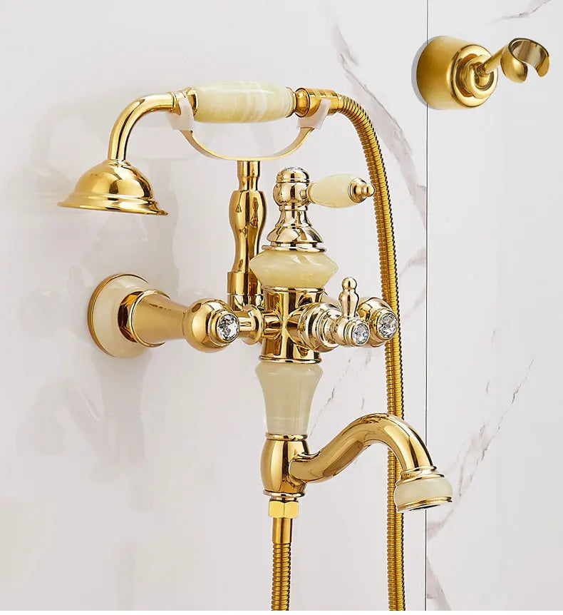 Vintage Messing Wasserhahn – Klassisches Design – Badewannen