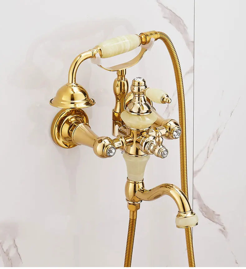 Vintage Messing Wasserhahn – Klassisches Design – Badewannen