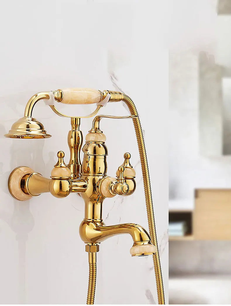 Vintage Messing Wasserhahn – Klassisches Design – Badewannen